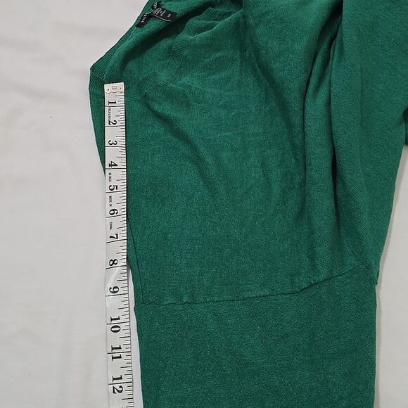 Eileen Fisher Women's Green Ovetsized, Boxy Top L - Picture 7 of 8